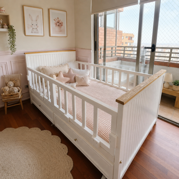 Cama Corral Victoriana con cajón